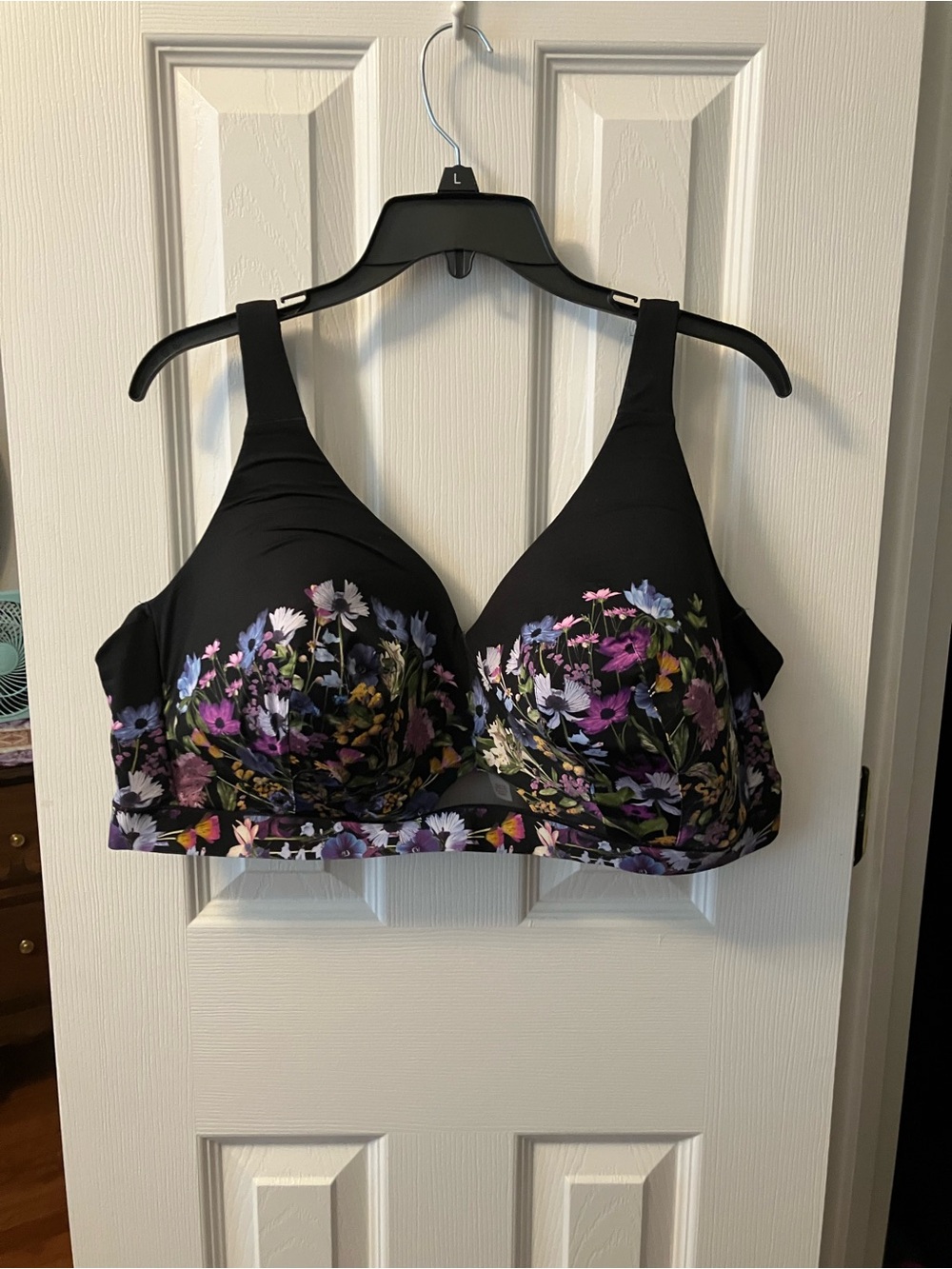 Lane Bryant Cacique Gray Wireless Bra 48DDD
